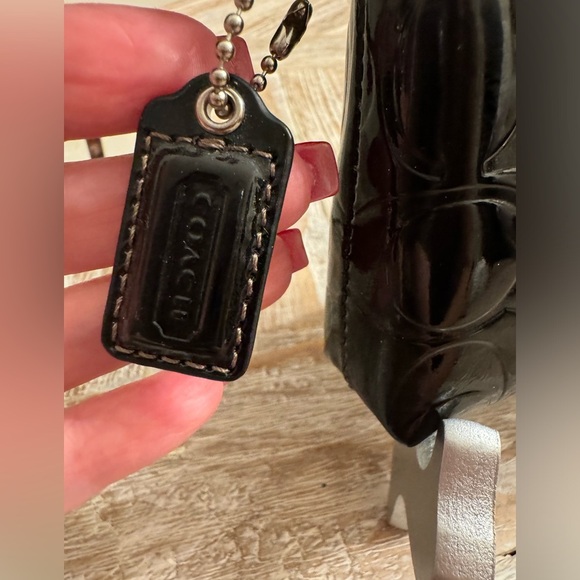 - Coach Patent leather shoulder purse with wristlet bundle! - Picture 15 of 16